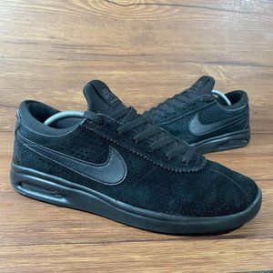 Nike SB Air Max Bruin Black Suede Sneakers Men’s Size 10.5